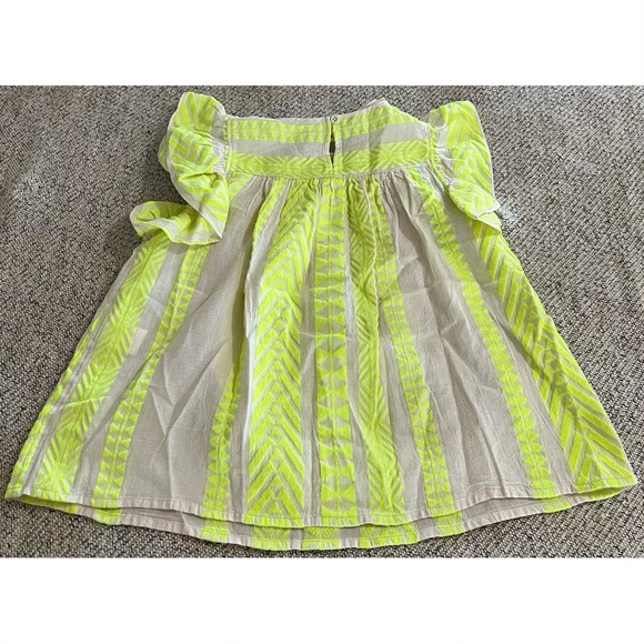 Anthropologie Devotions Twin Petra Embroidered Lime Two Piece Set Size 8/10 NWT - Picture 4 of 16